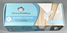 BENNY BRADLEY S Invisible Cabinet Baby Proof Latch Locks 19 Pieces Incomplete