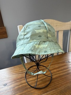 Modern Baby Upf 50 Toddler Sun Hat Alligator With Strap Mesh Lining