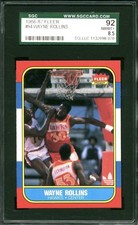1986-87 Fleer Wayne Tree Rollins SGC 8.5 92 #94