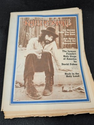 Vintage Rolling Stone Magazine No 99 January 6th 1972 Cat Stevens Bob Dylan
