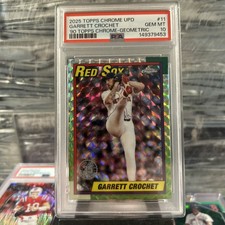 2025 Topps Chrome Update #90CU-11 Garrett Crochet 1990 Topps Geometric