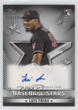 2022 Topps Series 2 Baseball Stars Auto Black /199 Luis Frias #BSA-LF Auto 0cv