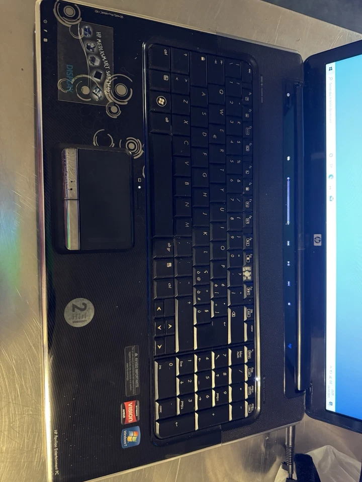 Hp Dv7 17” Amd Turion 4gb Ssd 128 + 500gb Hd - Immagine 2 di 4