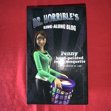 New Dr. Horrible's Sing-Along Blog Penny & Dr. Animated Resin Maquette Statues