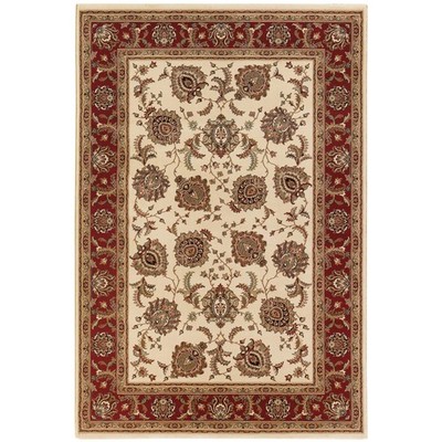Ariana 117J3 Ivory/ Red Area Rug