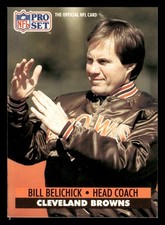 1991 Pro Set Football Card #126 Bill Belichick