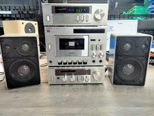 Rare DAHSEN A-2020 Amplifier + T-2020 Tuner + D-2020 Cassette Deck + Speakers