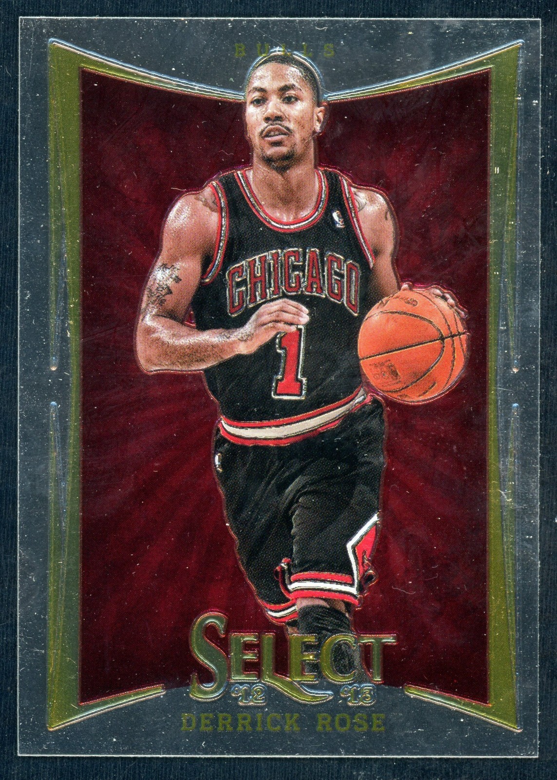 2012-13 Panini Select Derrick Rose #20 Base 1st First Year Select Basketball