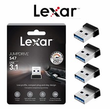 USB 3.1 32GB 64GB 128GB Flash Drive Lexar JumpDrive S47 Memory Stick LJDS47