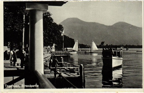 Carte Postale Ancienne - Tegernsee Hauptstrasse - Allemagne - Occasion