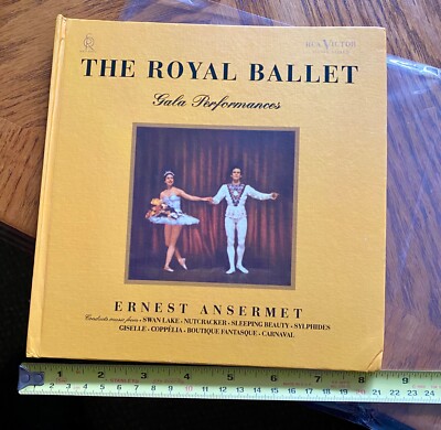 THE ROYAL BALLET GALA PERFORMANCES ERNEST ANSERMET 2 CD 8'' X 8'' hard cover 