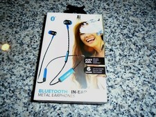 ALTEC LANSING BLUETOOTH IN EAR METAL EARPHONES - NIB