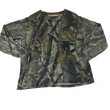 Vintage Liberty Men's Size XL Camo Realtree Hardwoods Pocket LS T-shirt