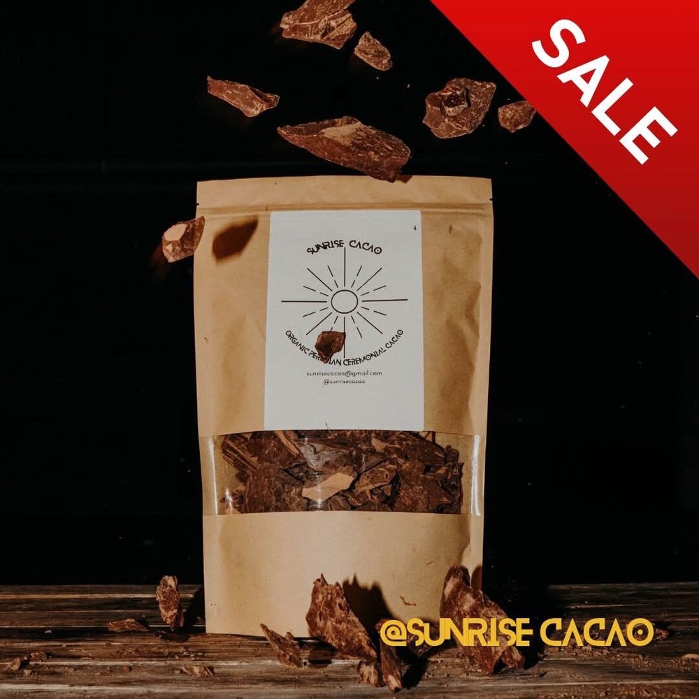 1 KG Pure Peruvian Ceremonial Cacao, Organic, Raw,  Sustainably Farmed.