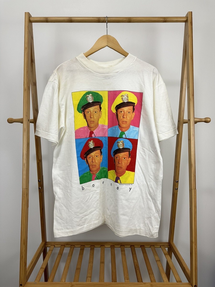 VTG 90s Barney Fife Mayberry Art Andy Warhol 1992 Promo T-Shirt