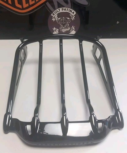 Harley Davidson Softail Portabagagli Air Wing Nero Pn 50300009/Pn 54292-11 - Foto 2 di 10
