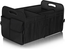 Trunk Organizer with 72L Large Capacity - Waterproof Collapsible 11 Pockets
