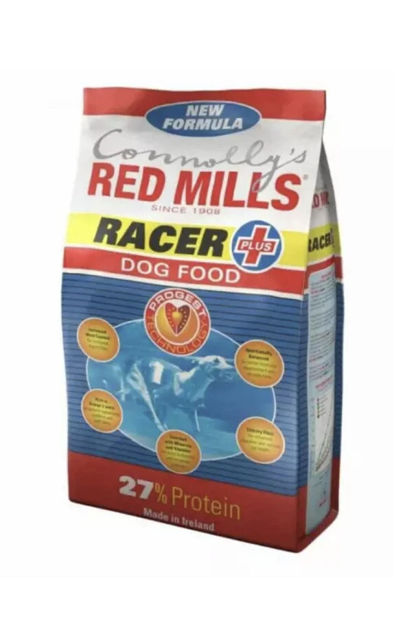 Connollys RED MILLS Racer 27% Complete Performance Adult Greyhound Food 15Kg