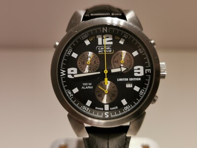 メルメル RETRO SWISS RARE LIMITED EDITION MEN'S QUARTZ ALARM CHRONOGRAPH