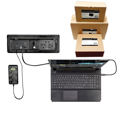 StarTech.com Conference Room Docking Station w/ Power; Table Connectivity A/V