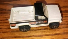 Vintage Tonka Police Pickup Truck White Plastic Body