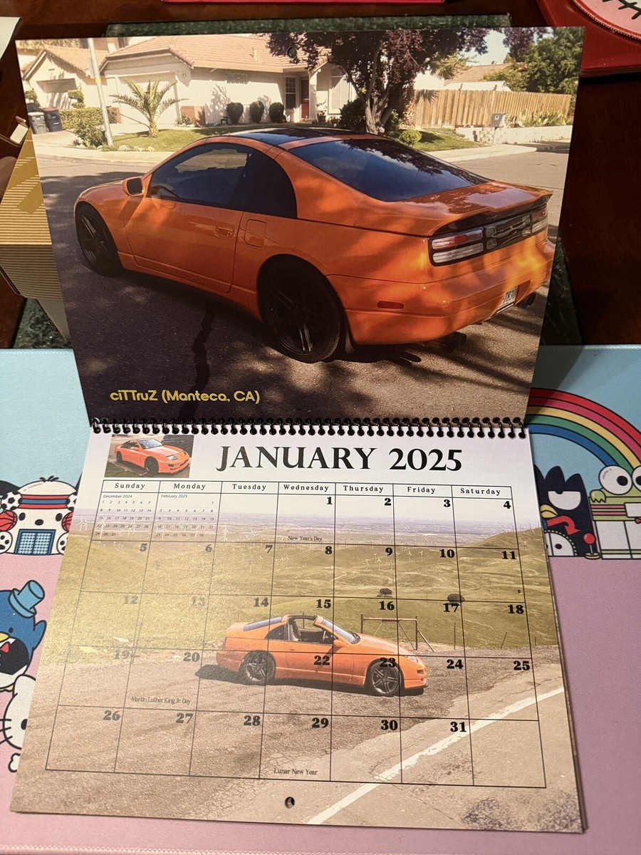 2025 Nissan 300ZX Z32 Wall Calendar | eBay