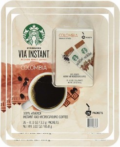 Starbucks Via Instant Medium Roast Colombia Coffee ...