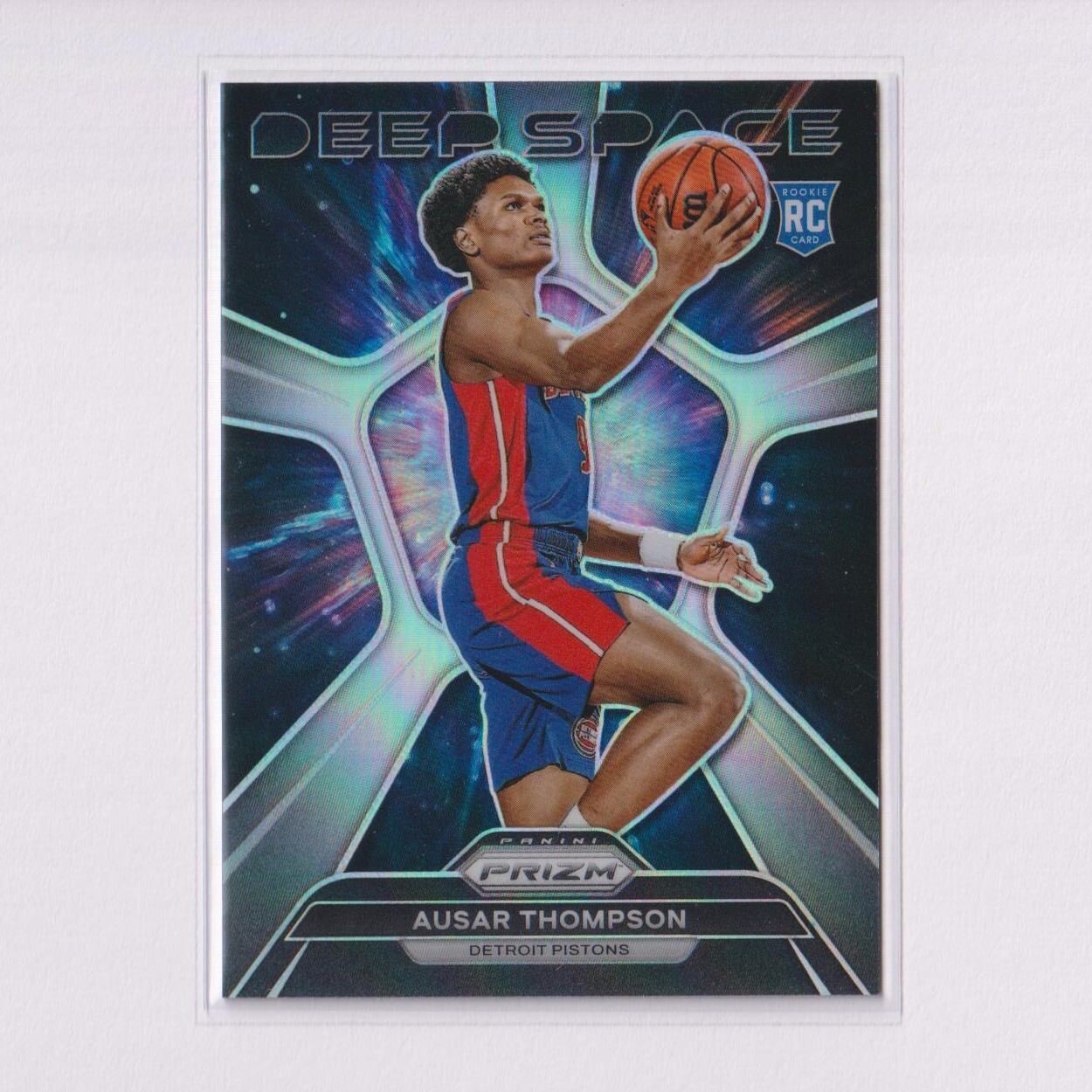 2023-24 Panini Prizm Deep Space Silver #5 Ausar Thompson RC Rookie