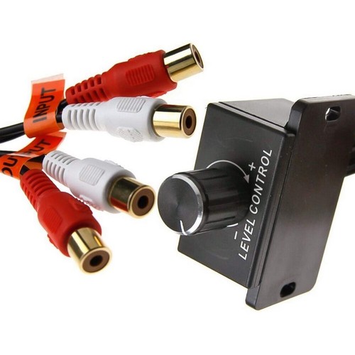 Universal Car Audio Remote Volume Control Knob Amplifier Bass Boost RCA Level US - Picture 9 of 15