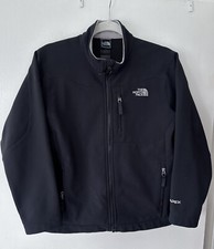 The North Face Apex Jacket Youth Girls L Black Soft-shell Fleece lineWindbreaker