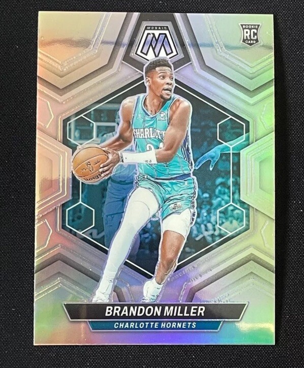 2023-24 Panini Mosaic Brandon Miller #202 RC Rookie Silver Prizm