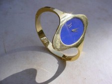 Fabulous Vintage Ladies Chopard 18K Gold, Lapis Dial, w/ Original Box. Ref. 5038