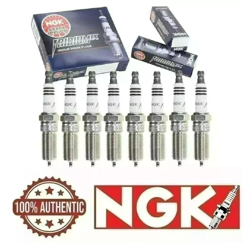 Set of 8 NGK Iridium IX Spark Plugs 7164 TR55IX