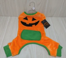 Urban Essentials plush Pumpkin Dog Clothes Halloween Costume M Medium