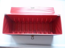 8 Track Tape CARRYING CASE Holds 10 Tapes - Vinyl Covering - PRE-OWNED 1970's