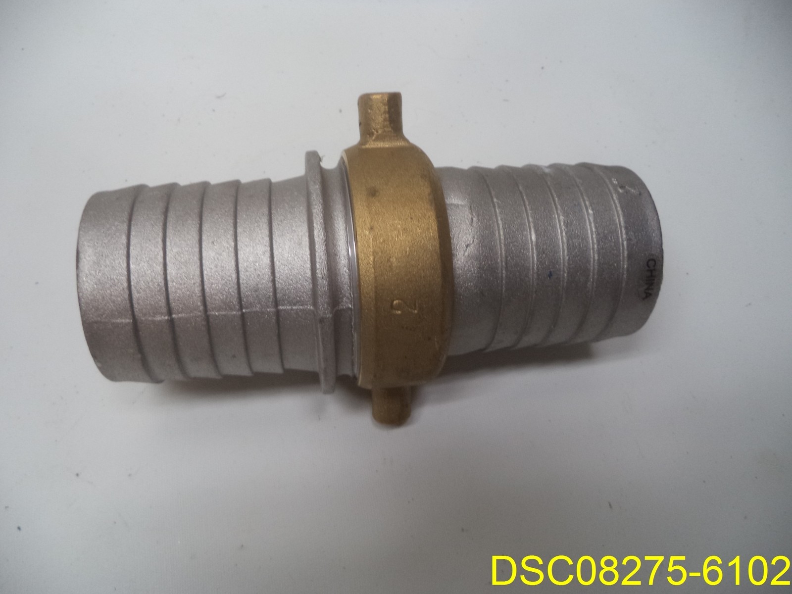 2" Hose Barb x Hose Barb Union, fire hose, Aluminum / Brass eBay