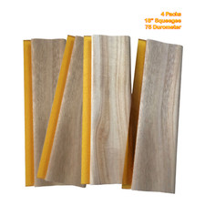 18" Rubber Squeegee for Screen Printing Graphic Durable Blade 75 Durometer