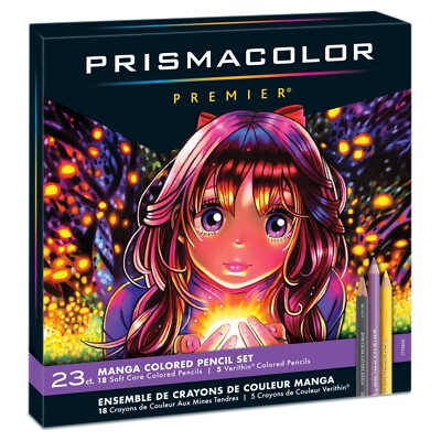 Prismacolor Premier Manga Farbstift-Set, 23-teilig, UK LAGER SCHNELLE LIEFERUNG
