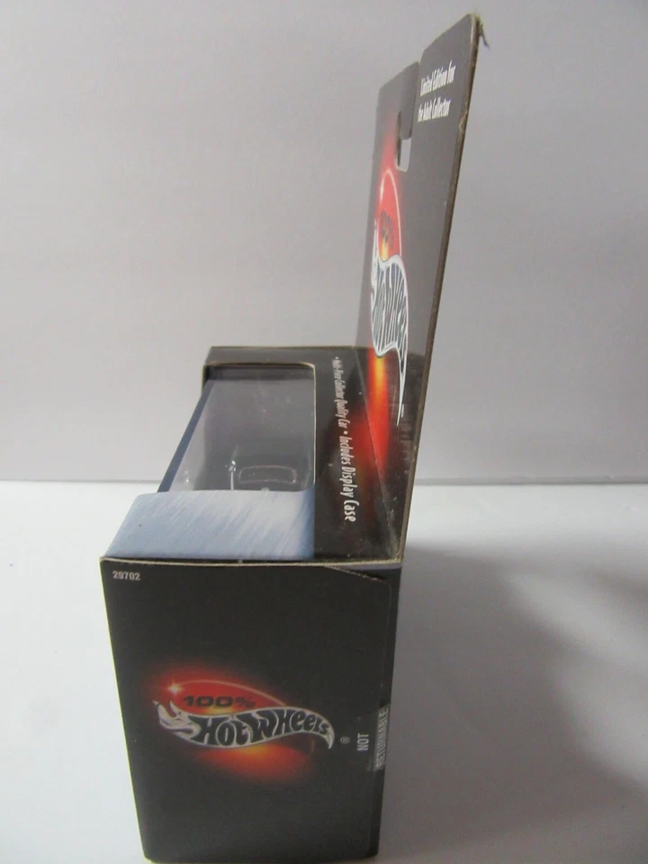 1941 WILLYS HOT WHEELS Collector Car Black and White With Flames NRFB 1/64 - Image 3 of 4