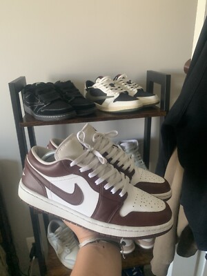 Jordan 1 Low Team Red/White: Women s 10.5 (Mens 9)