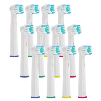 12 Aufsteckbürsten Aufsätze passt für Oral B Zahnbürste Ersatzbürsten Bürste