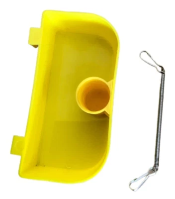 RABBITNIPPLESCOM 1 PINT CHICKEN CHICKS RABBIT BIRD QUAIL FEEDER WATER CUP WIRE CAGES