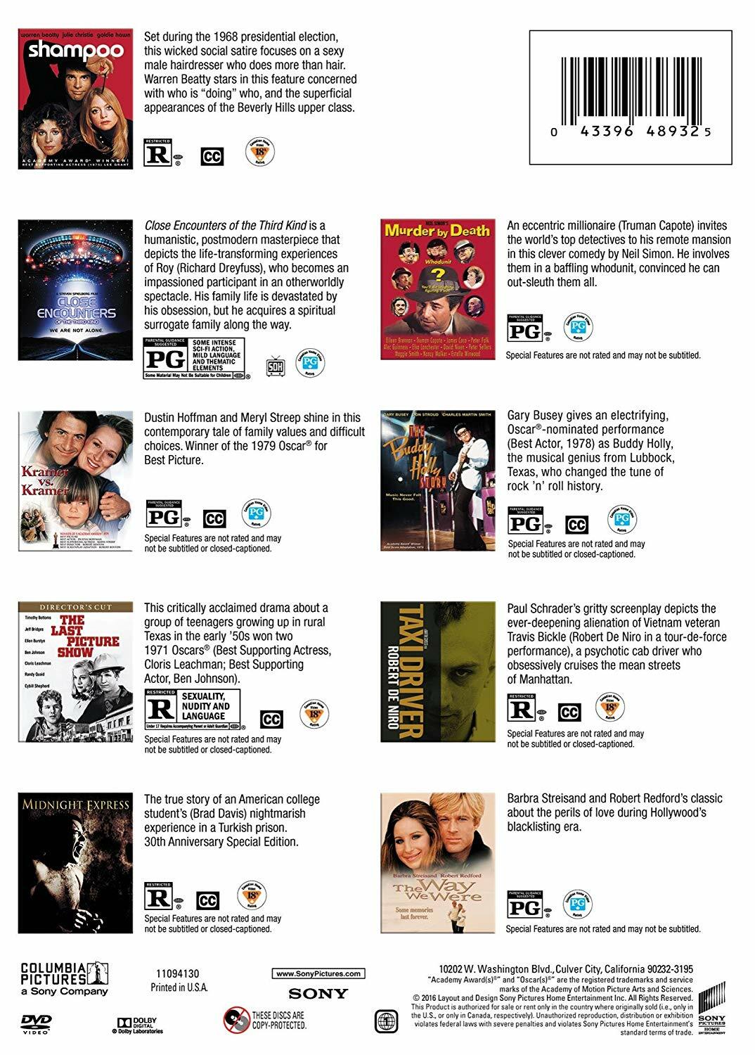 Studio Classics 70's Collection 9 Movies (DVD) NEW Factory Sealed, Free