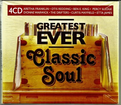 Various Artists - Greatest Ever Classic Soul - 4er CD - Neu - OVP  -