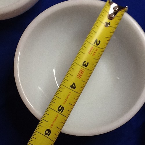 PYREX PAIR OF WHITE BOWLS #6 & #19 SMALL 101322C - Picture 5 of 5