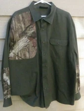 Break-UP Infinity Button Down Shirt Hunting Gear Real Tree Camo Print Size 2XL