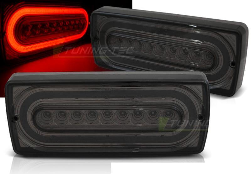 Blocs feux arriere Mercedes classe G W463 full led finition fumee haut de gamme