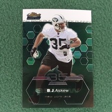 B.J. Askew New York Jets 2003 Topps Finest ROOKIE card #76