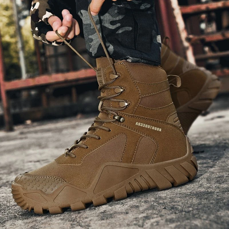 Botas Invierno Hombre Campo Práctica Combate Deporte Militar Zapatos  Senderismo