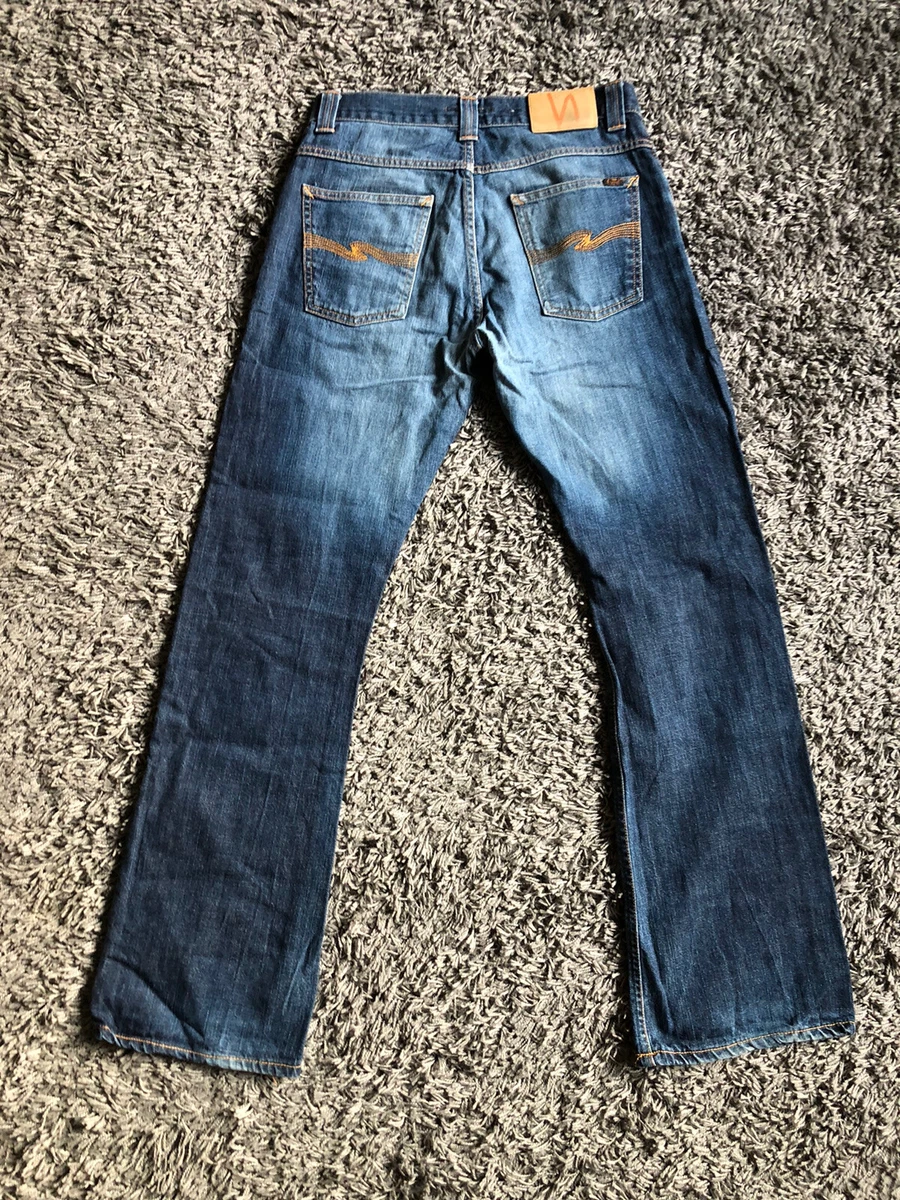 Nudie Jeans Regular Ralf 29x32 Nj432 Mens Blue Jeans | eBay